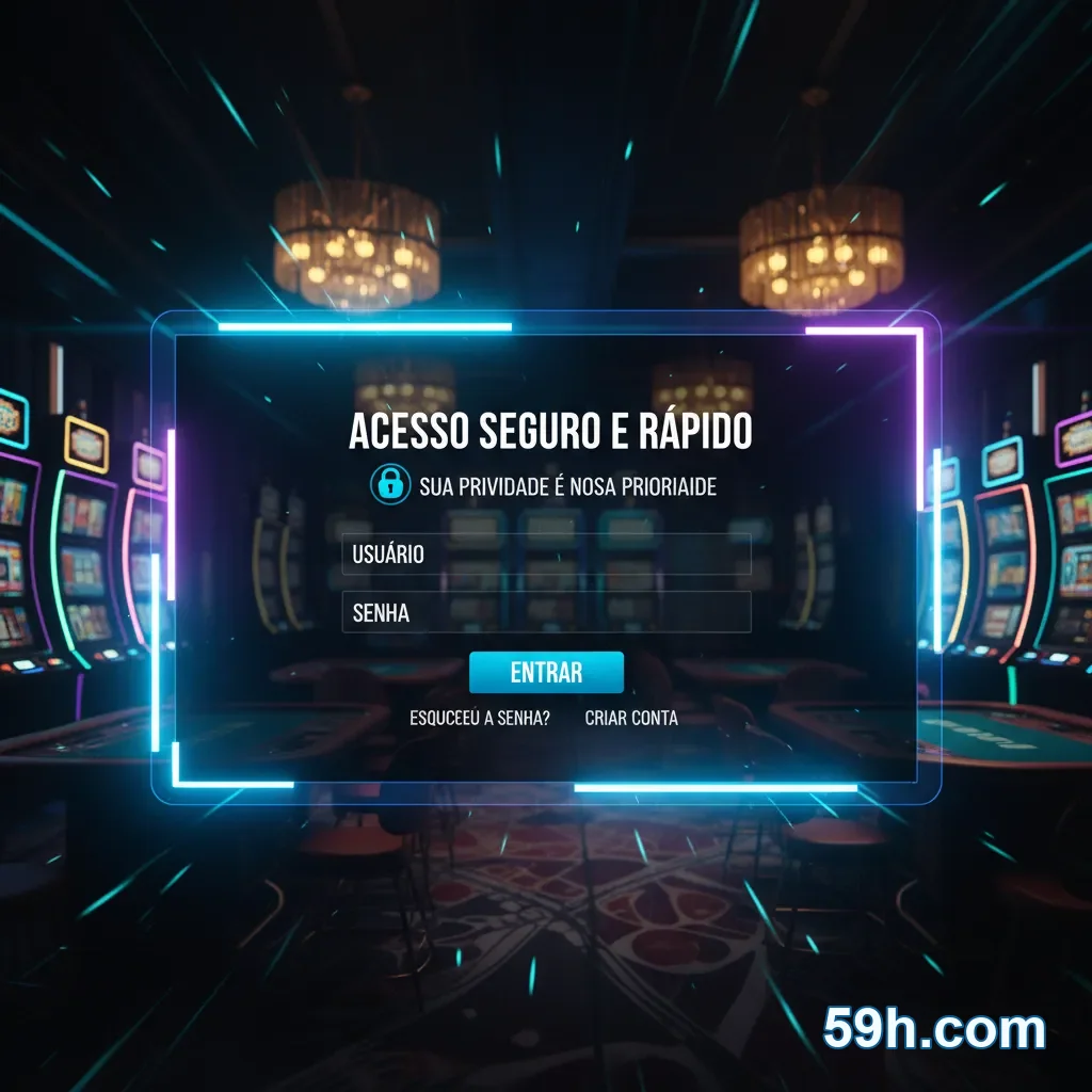 Saldo quase imediato via Pix no 59h.com